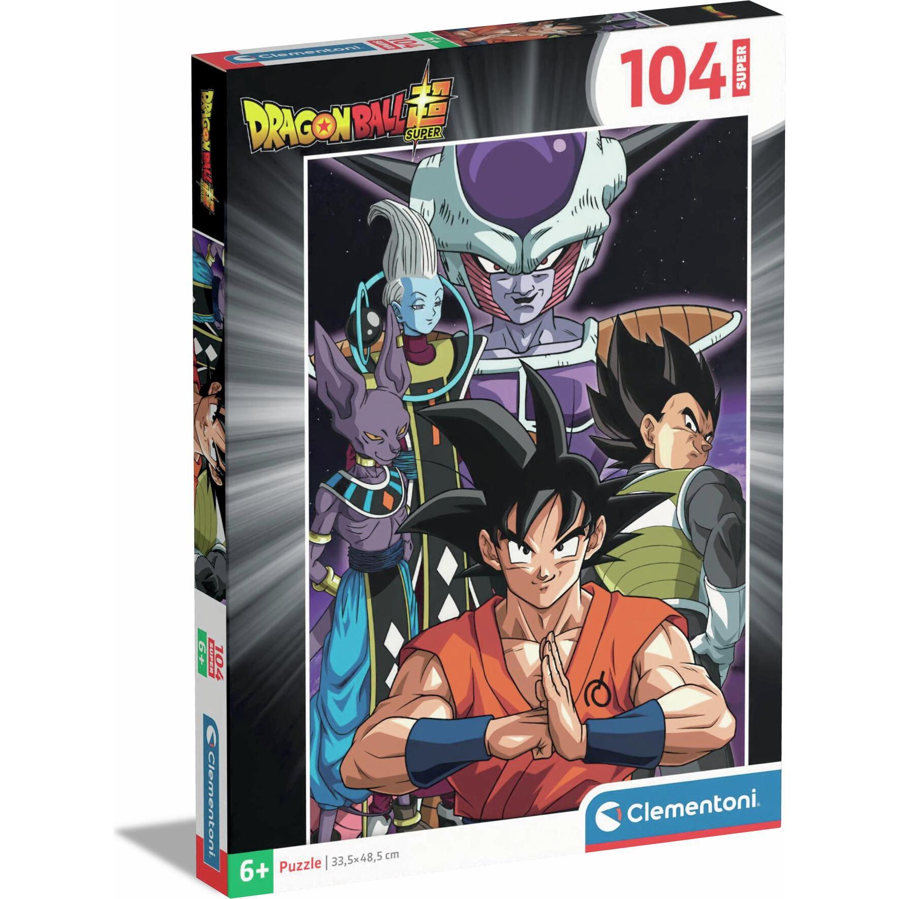 Clementoni Multicolore Dragon Ball - Goku - Puzzle Super Colour 104P (104 Pezzi)