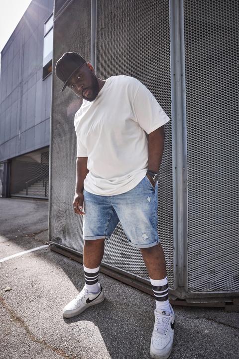 Produktbild Sthuge Jeans-Bermuda FLEXLASTIC®, Denim, destroyed (6XL)