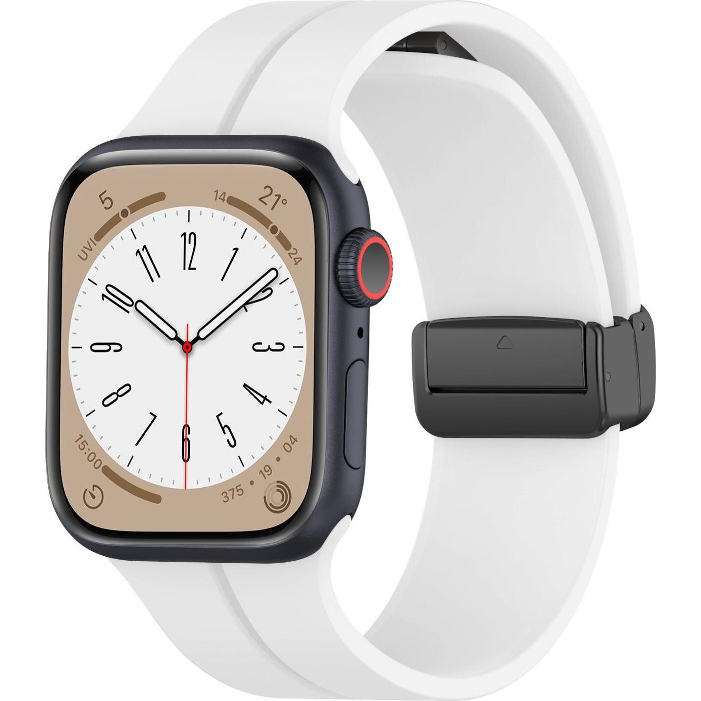 Strap-it Armband (Apple Watch), Uhrenarmband, Weiss