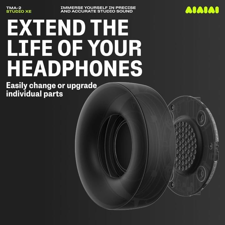 Actual product image Aiaiai Over-ear headphones TMA-2 Studio XE (2024) Black (No noise cancellation, Cable)