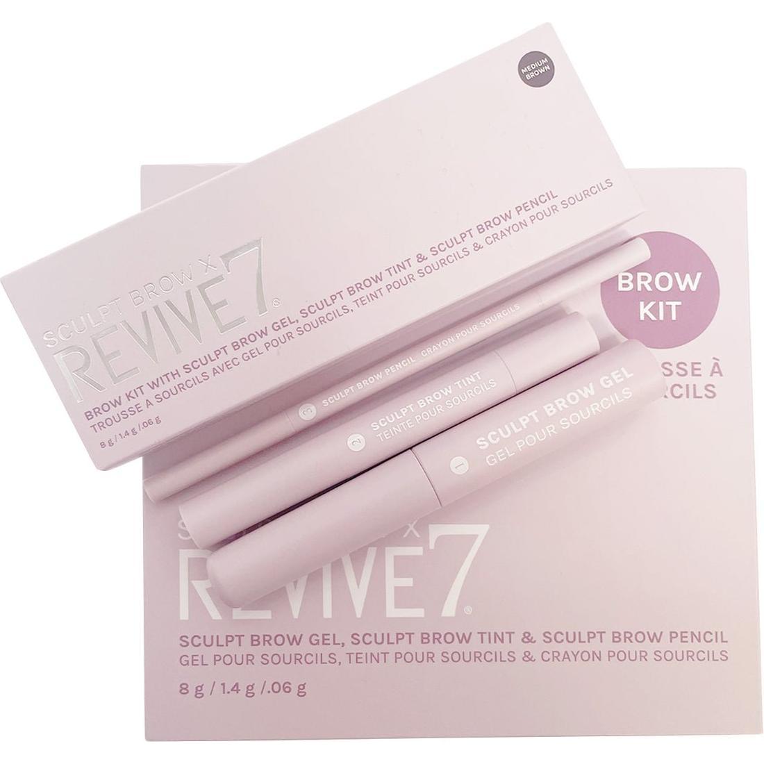 Revive7, Augenbrauenpuder, Sculpt Brow x Brow Kit Dark