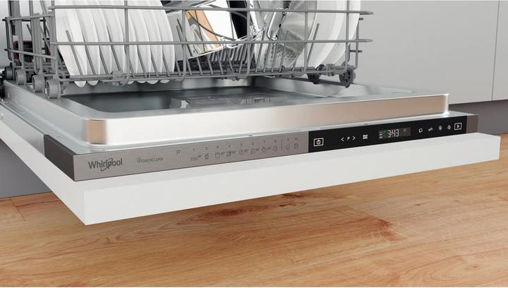 Immagine prodotto Whirlpool WIP 4O33 PLE S, Volledig ingebouwd, Volledige grootte (60 cm), Roestvrijstaal, Zwart, 1,55 m, 1,5 m