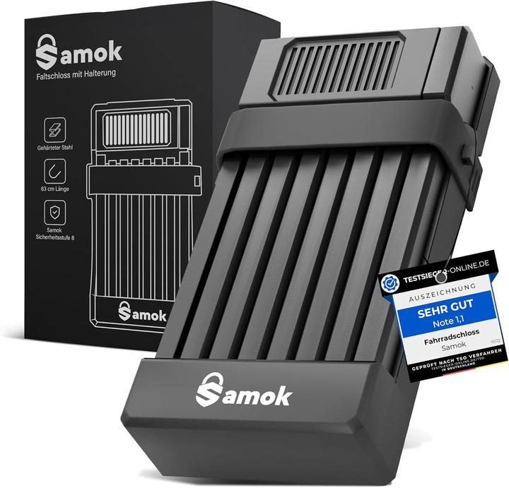 Actual product image Samok Tour De Force folding lock (63 cm)