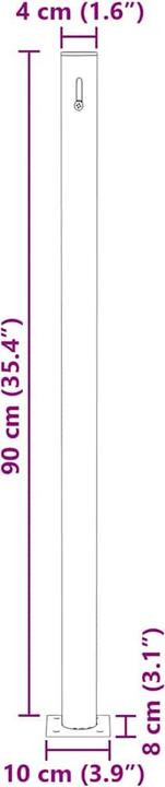 Image du produit vidaXL Seitenmarkise (5 m)