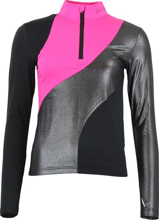 Black, Fuchsia, Silver
