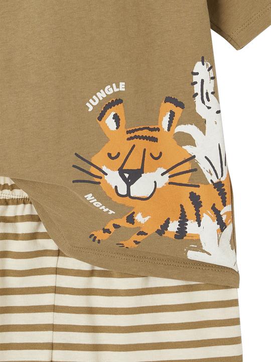 Image du produit Vertbaudet Lot de 2 pyjamas courts garçon tigré (110)
