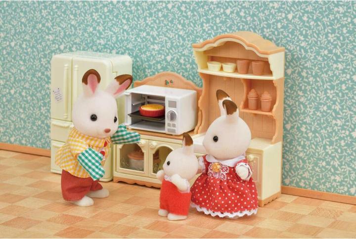 Actual product image Sylvanian Families microwave cabinet