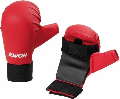 Kwon Guanti da karate con asole per il pollice