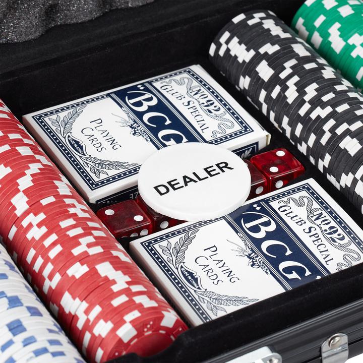 Produktbild Relaxdays Pokerkoffer (Multilingual)