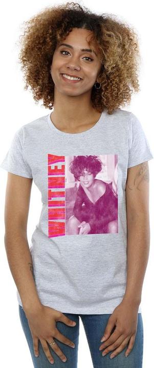 Actual product image Whitney Houston Womens/Ladies Whitney Pose Cotton T-Shirt (XL)