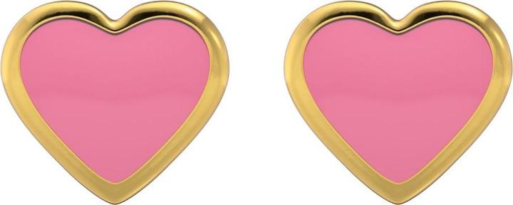 Studex Sensitive Stud Earrings Heart Pink (Stainless steel)