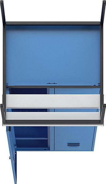 Actual product image Wolf Clothes locker with bench underneath (80 cm, 214 cm)