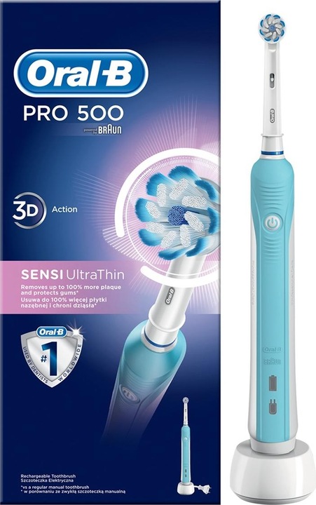Actual product image Oral-B PRO 500 (Oscillating toothbrush)