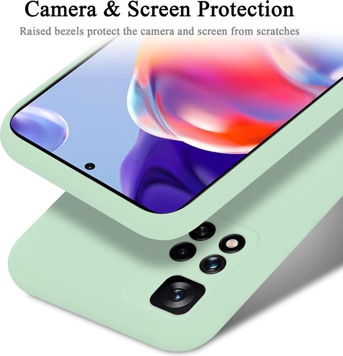 Actual product image Cadorabo TPU Liquid Silicone Case Cover for Xiaomi RedMi NOTE 11 PRO+ (Xiaomi Redmi Note 11 Pro+)