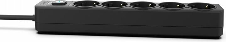 Actual product image Inca Socket strip IPW-44SY 5 sockets, LED Anz. Black 1.5m (5x, 1.50 m)