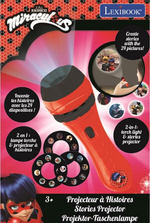 Actual product image Lexibook Miraculous Story Projector and Flashlight