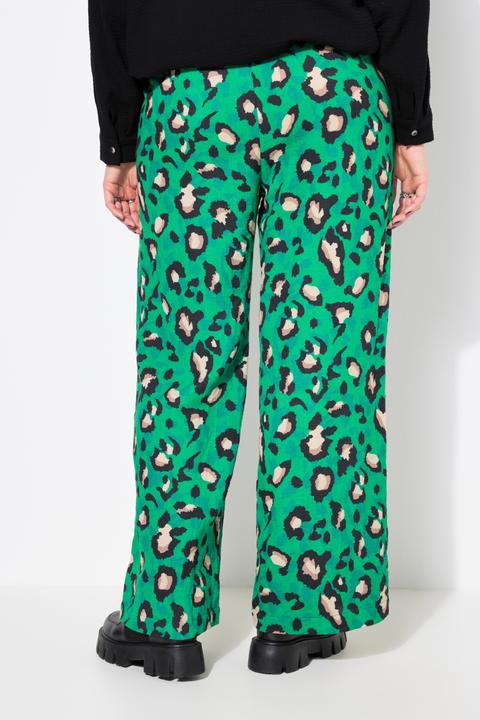Produktbild Studio Untold Hose, Wide Legs, Musselin, Color-Leo (58)