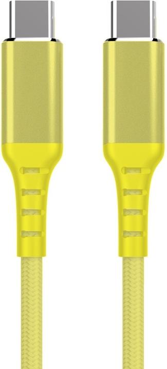 Produktbild Fuj Tek 1m USB-C to USB-C Cable, Yellow (1 m, 60 W)