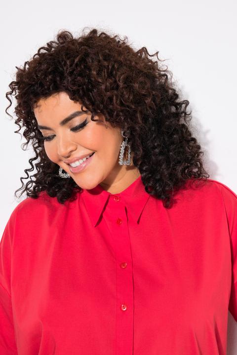 Produktbild Ulla Popken Popeline-Bluse, Boxy, Hemdkragen, Halbarm (46, 48)