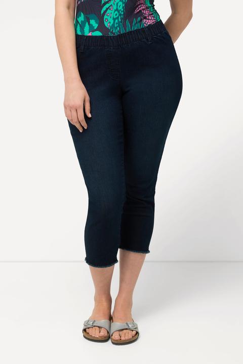 Immagine prodotto Ulla Popken Jeggings a 7/8 modello Sienna con cintura elastica e passanti (46)