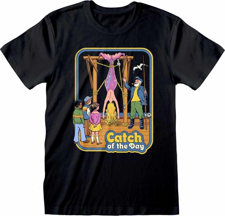 Actual product image Steven Rhodes Unisex Adult Catch Of The Day T-Shirt (S)