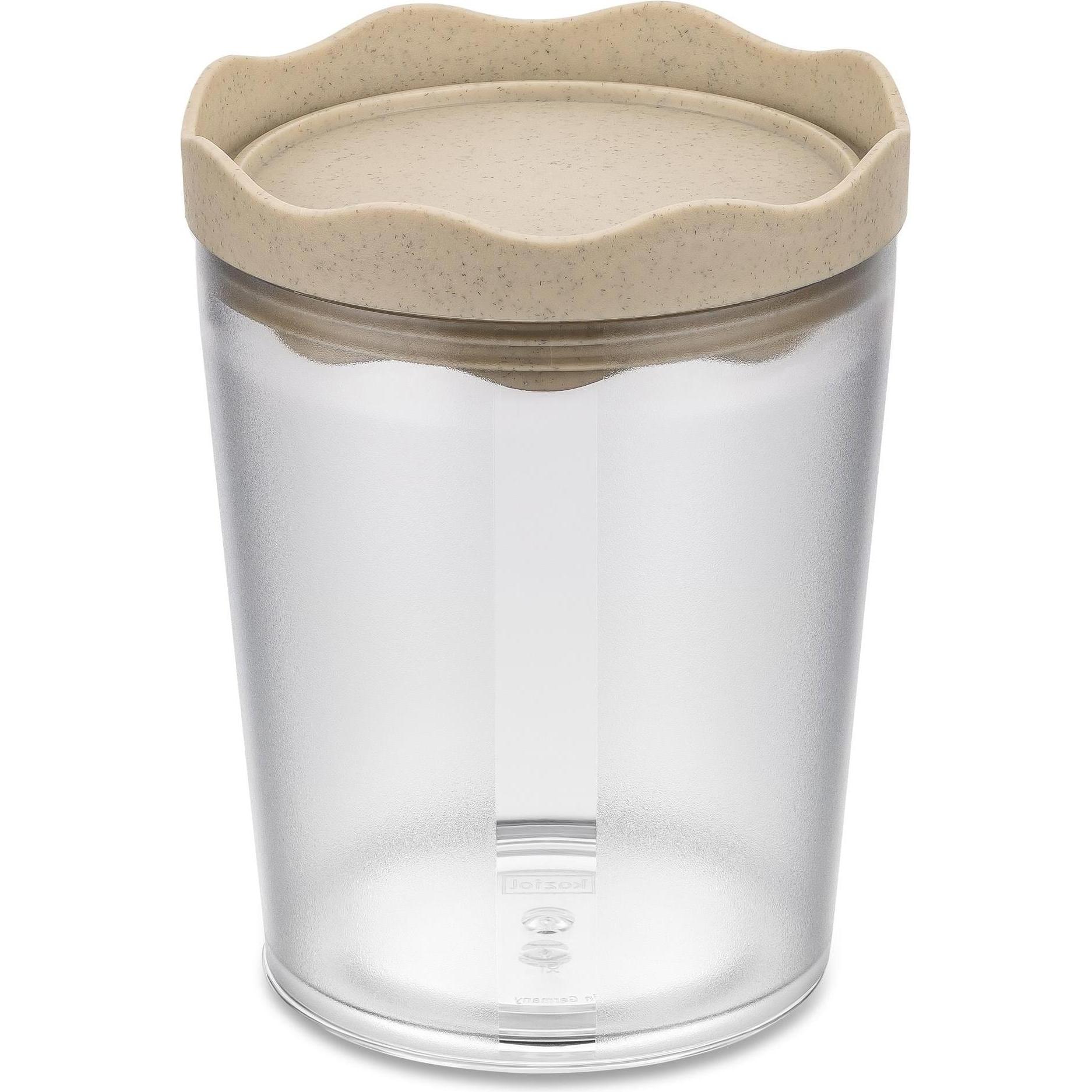Koziol Vorratsdose Prince M 0.75 l, Sand, Vorratsbehälter, Braun