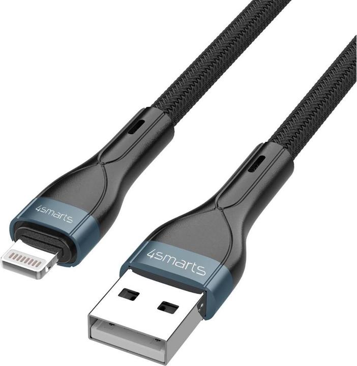 Actual product image 4smarts USB 2.0 cable PremiumCord USB A - Lightning 1 m (1 m, USB 2.0, 12 W)