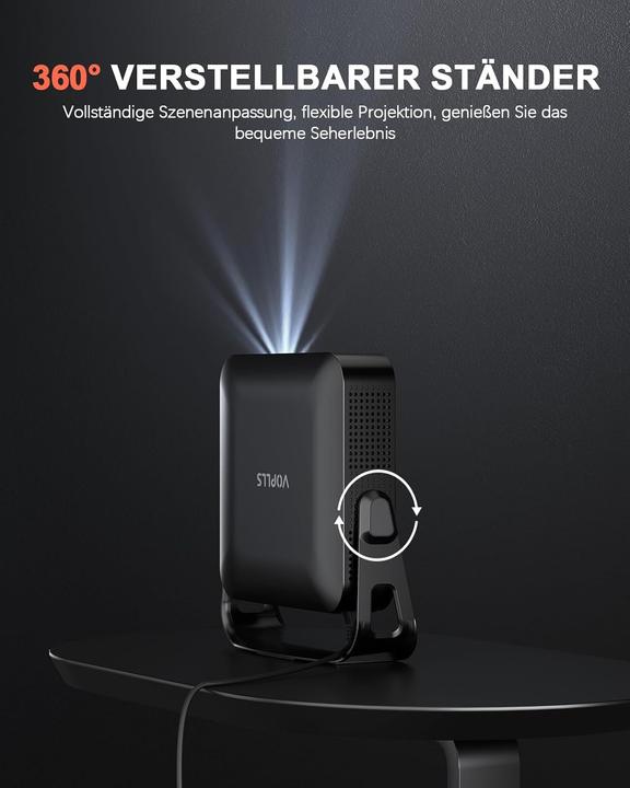 Actual product image Voplls Mini Beamer (Full HD, 290 lm)