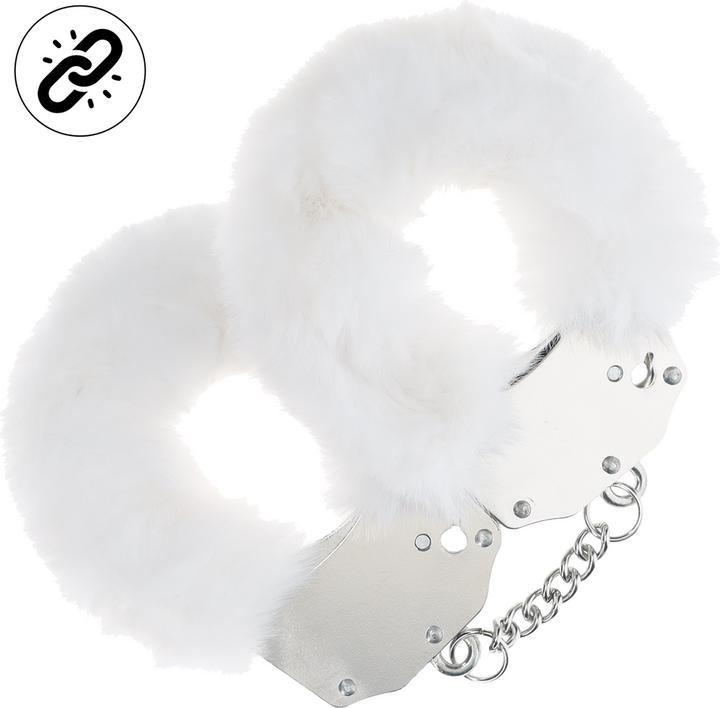 Productafbeelding Ouch! Heavy-duty Fluffy Handcuffs - White