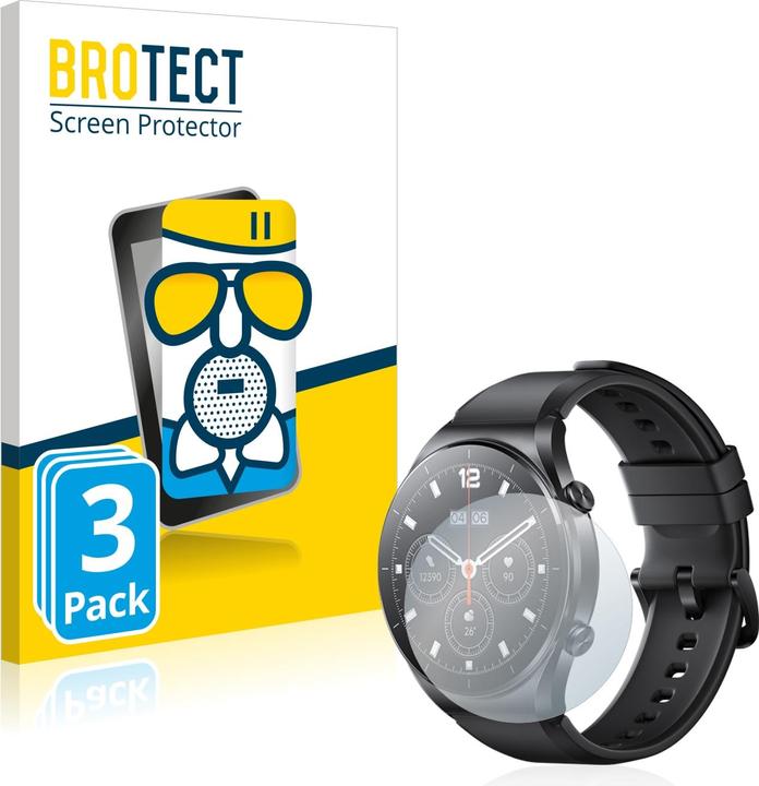 Produktbild BROTECT AirGlass Panzerglasfolie Matt (Xiaomi Watch S1)