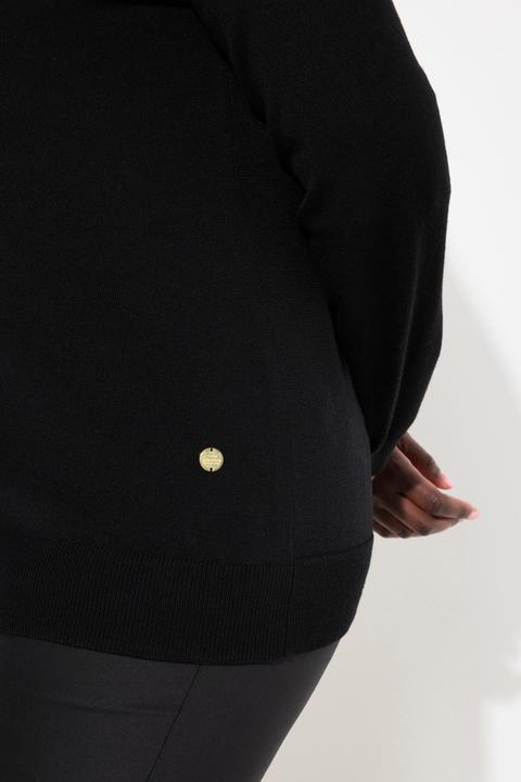 Produktbild Ulla Popken Strickjacke, edle Merinowolle, V-Ausschnitt, Knopfleiste (46, 48)