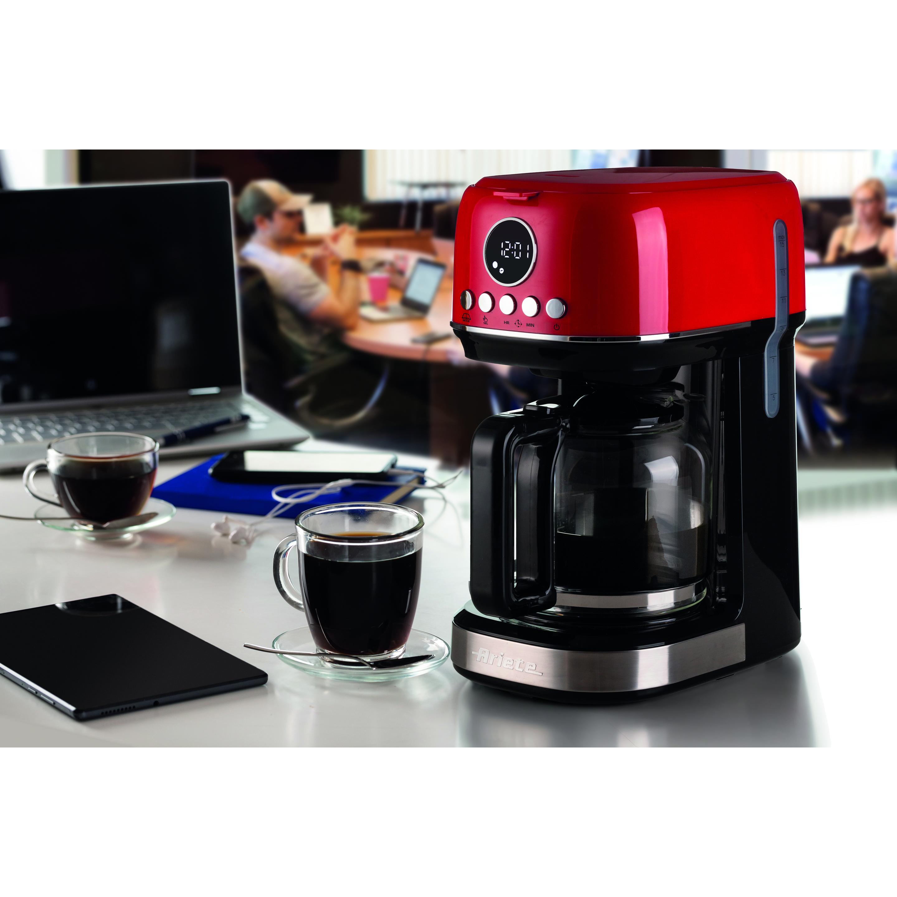 Thumbnail - Ariete 1396 Kaffeemaschine mit Filter Modern, Amerikanischer Kaffee, Fassungsvermögen bis zu 15 Tassen, Filterkaffeemasc...