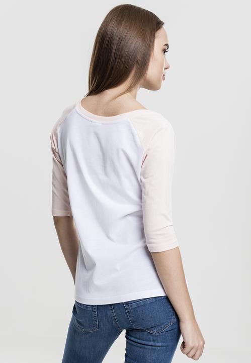 Immagine prodotto Urban Classics Tee Raglan 3/4 da donna a contrasto (XS)