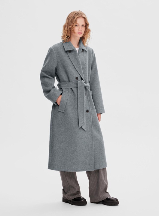Produktbild Selected Femme Zweireihiger Wollmantel (36)