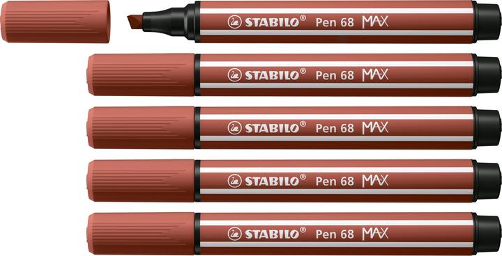 Actual product image STABILO Pen 68 MAX (Sienna, 5 x)