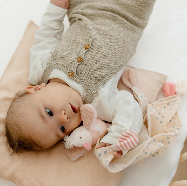 Actual product image Fehn Muslin cuddle cloth bird