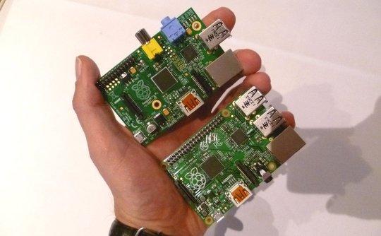 Produktbild Raspberry Pi Typ B+, 512MB (Onboard, Speziell)