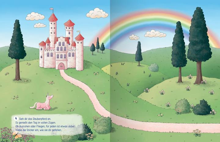 Produktbild Meine grosse Glitzer-Stickerwelt Zauberpferde