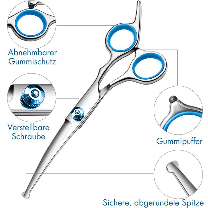 Produktbild Suba Gebogene Schere (Hund, Katze)