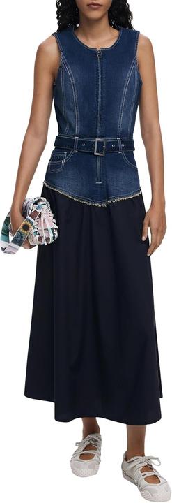 Produktbild Desigual Poplin-Vest Denim Medium Wash (S)