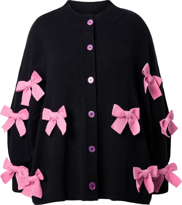 Produktbild Miamoda Strickjacke, oversized, Schleifen, weiter Langarm (42, 44, 46, 48)