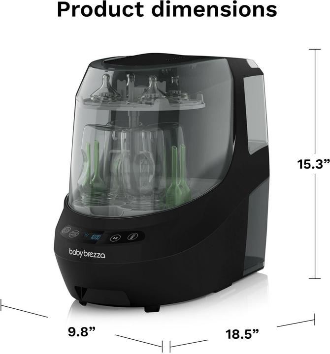 Actual product image Baby Brezza - Bottle Washer Pro Black (BRZ0190)