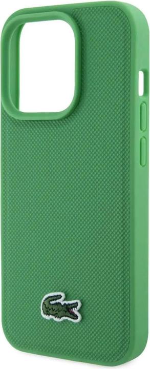 Actual product image Lacoste LCHMP15XPVCN iPhone 15 Pro Max 6.7" zielony/green hardcase Iconic Petit Pique MagSafe (Apple iPhone 15 Pro Max)