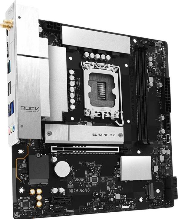 Productafbeelding AsRock MB Intel 1851 B860M Rock WiFi 6 (LGA 1851, ATX, mATX)