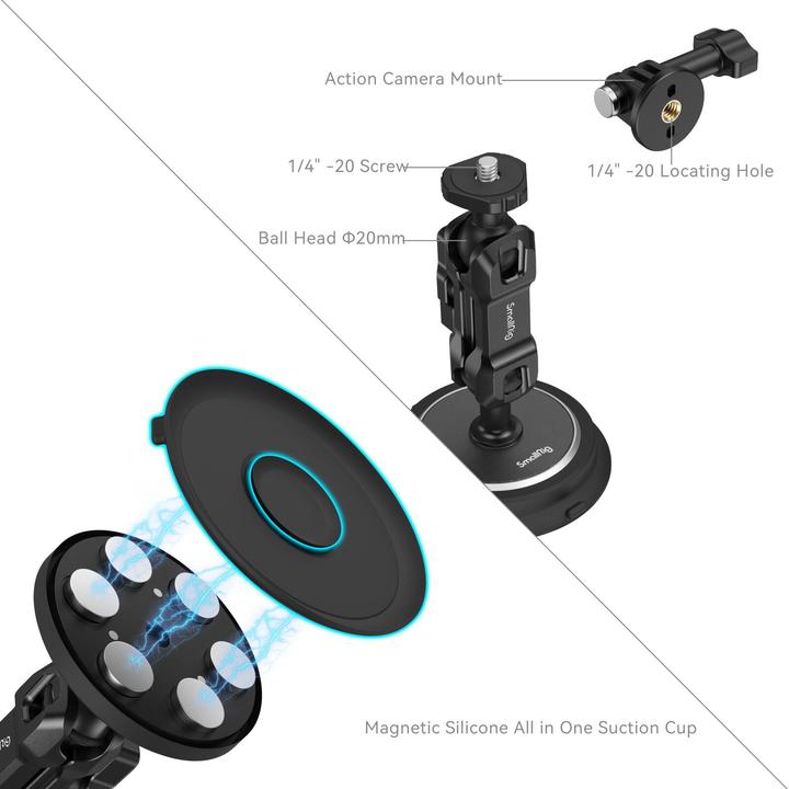 Produktbild SmallRig Magic Arm Magnetic Suction Cup (Diverse)