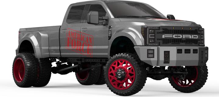 Image du produit Cistron Ford F450 SD, 1/10 Solid Axle RTR Grey (Presque prêt à être conduite)