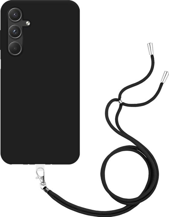 Produktbild Cazy Handykette Hülle Kompatibel mit Samsung Galaxy A55 - Silikon Handyhülle mit Band Necklace Hülle -