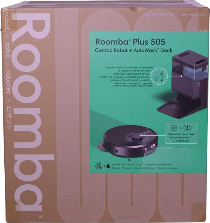 Produktbild iRobot Roomba Plus 505 Combo + AutoWash Dock (7000 Pa)