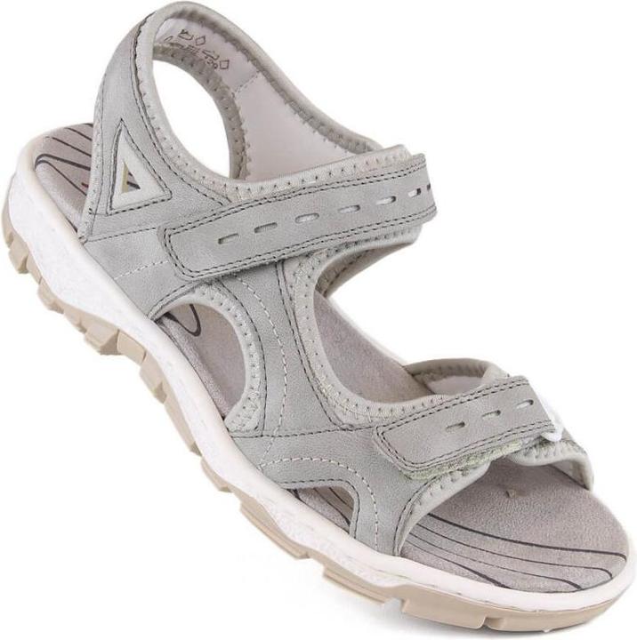 Rieker Bequeme graue Sandalen (36)