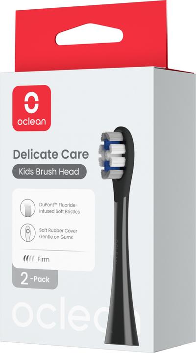 Actual product image Clean OCLEAN Brush Head Kids 2 Pack Black (2 x)